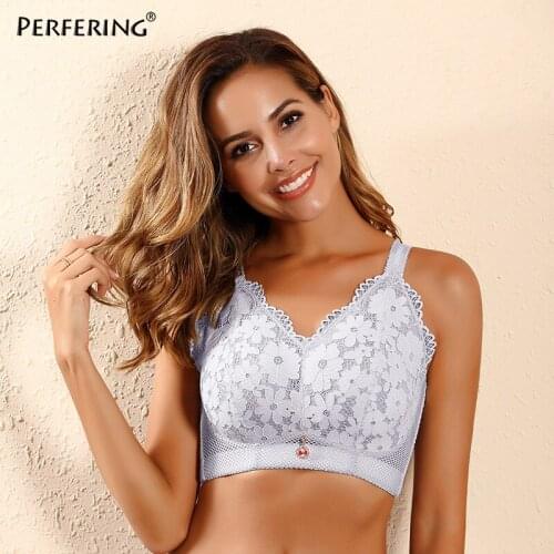 Perfering Thin Bra Plus Size Bra Big Full Cup Sexy women Brassiere C D E F Push Up Bra Underwear Adjustment BH Female Large Bra