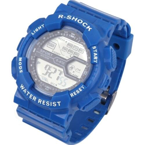 Student New Sport Watches Waterproof Cool Men Ladies Digital Watch Top Brand Luminous Blue Watch Kids Gift Outdoor Quartz Clock