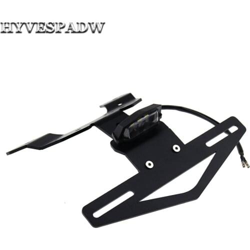 For GSXR600 GSXR750 Motorcycle License Plate Holder Bracket Rear Fender Eliminator For Suzuki GSXR 600 750 2015-2019