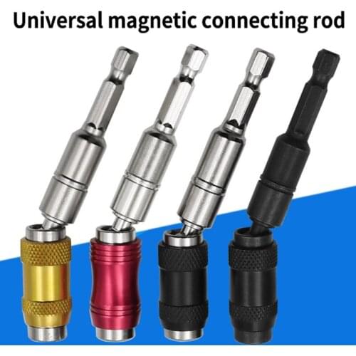 Flexible Magnetic Connecting Rod Bendable in 20° Angle Magnetic Screw Holder Magnetic Screwgun Bit Tip Holder Hand Tools