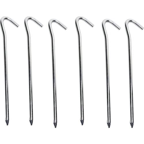 10PCS 18cmTent Pegs Aluminum Alloy Tent Nails Sun Shelter Accessories Outdoor Camping Hiking Traveling Tool Fishing Equipment