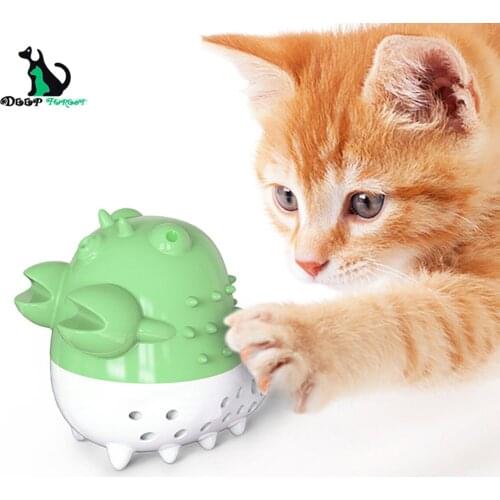 Catnip Fish Bite Tooth Cleaning Stick Cat Toy Toothbrush Supplies CT-006