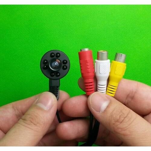 NEW HD Mini CCTV Audio IR Camera IN Security Surveillance Micro 700TVL Night Vision MINI CCTV Camera 8 PCS 940NM LEDS