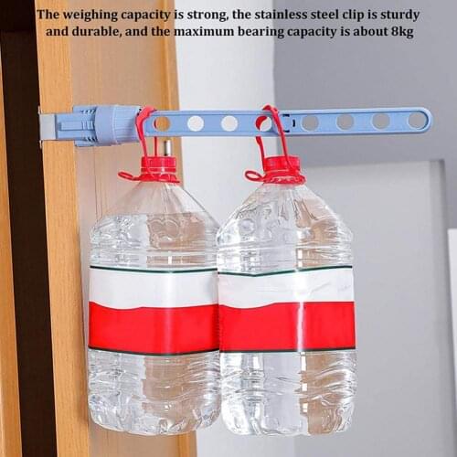 Multifunctional 8 Hole Clothes Hanging Drying Rack Portable Foldable Indoor Balcony Window Frame Hanger Organizer Drying Racks