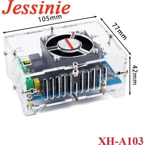 TDA7498 Bluetooth-compatible Digital Power Amplifier Board Module 2*100W 100W+100W High Power Audio Stereo With Smart Fan