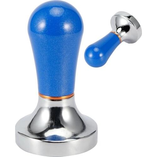 Dark Blue Aluminium Alloy Household Coffee Tamper Powder Pressed Hammer Coffee Machine Accessory Kitchen Supplies Coffee Tools