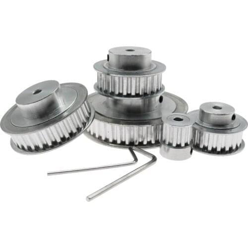 Timing Pulley XL 40T 50T 60T Toothed Bore 8mm 10mm 12mm Synchronous Wheels Pulley Belt Width 10mm Aluminum 3D Printer Parts