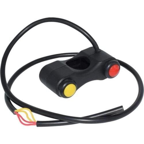 1 Pcs Motorcycle Race Bikes 2 Button Array 22mm Handlebar Mount Switches I3L7