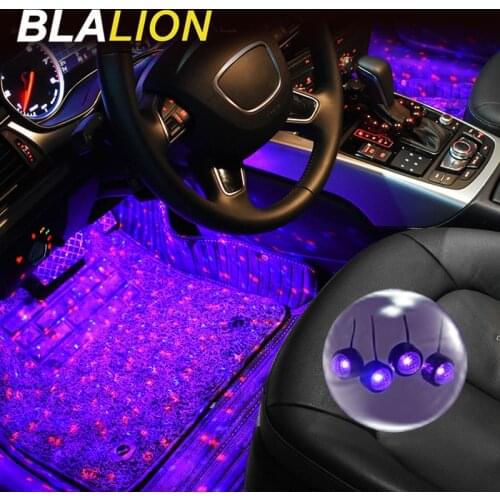 12V Led Auto Ambient Light Car Interior Light RGB Color Flashing Cycle Atmosphere Lamp For Car Home Party Decoration Car Styling
