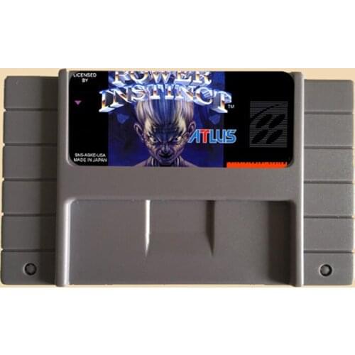 Power Instinct Final 16 bit Big Gray Game Card For NTSC Game Console