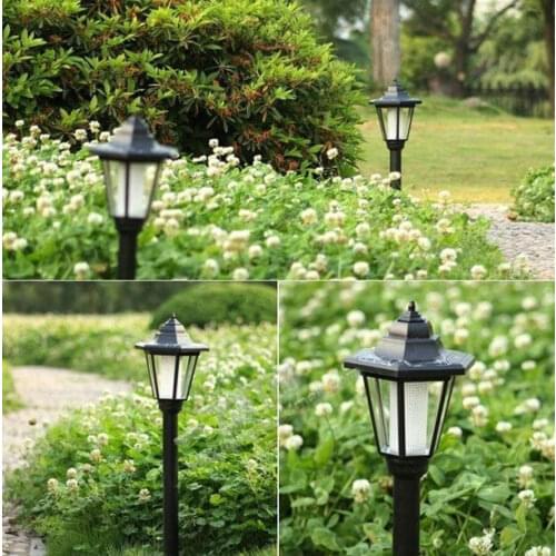 Auto Outdoor Garden LED Solar Power Path Cited Light Landscape Lamp Post Lawn UK