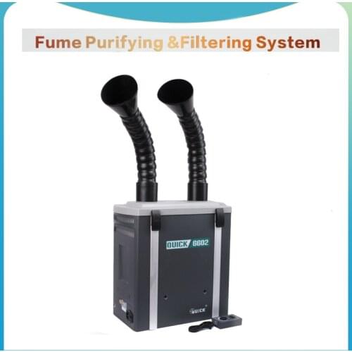 QUICK 6601 6602 Environmental Protection Smoke Purifier Smoking Instrument Single/Dual Position Smoke Purification System