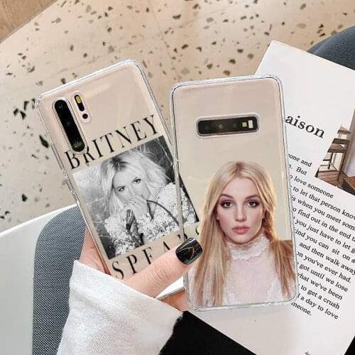 Britney Spears Phone Case Transparent for Samsung A71 S9 10 20 HUAWEI p30 40 honor 10i 8x xiaomi note 8 Pro 10t 11