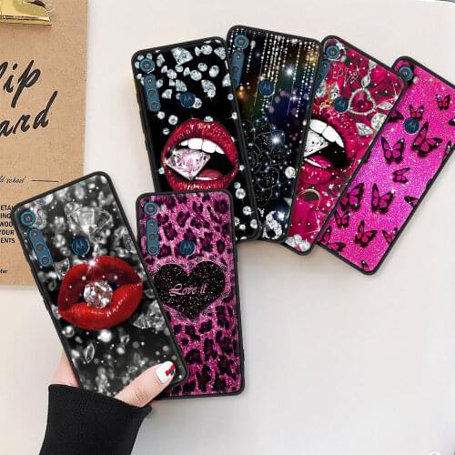 Sun Moon Cat Girl Case for Motorola Moto G9 Play G8 Power Lite One Fusion Plus Hyper G30 G10 Black G Stylus Phone Cover Funda