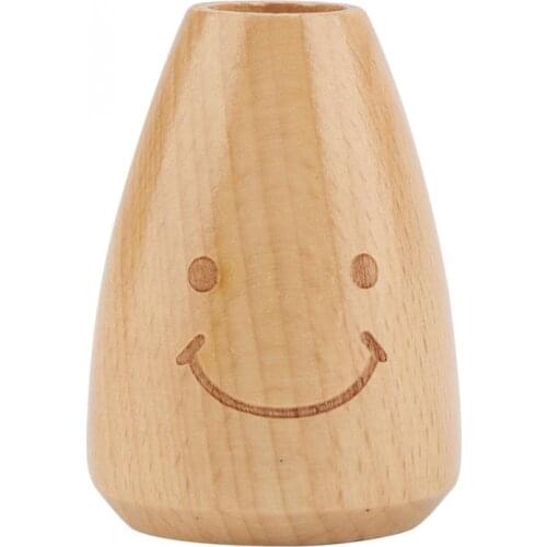 Craft Smile Wooden Toothpick Carving Storage Box House Toothpick Bucket Automatic Toothpick Holder Container Toothpick Case