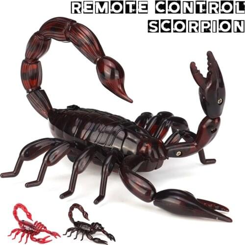 Electronic Scorpion Toy Kids Pet Remote Control Animal Insects Realistic Simulation Children Gift Halloween Trick Joke Scary