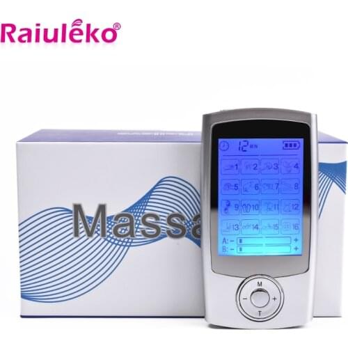 Mini TENS Machine Dual Channel Output EMS Pain Relief Nerve Muscle Stimulator Digital Therapy Massager Physiotherapy Health Care