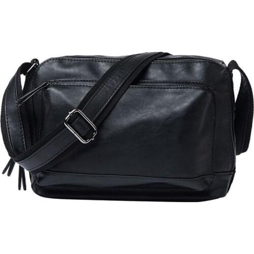 Fashion Leather Mens Briefcase Bag Business Shoulder Crossbody Bags for man Casual Messenger Bag Male iPad Handbags Tote Purse