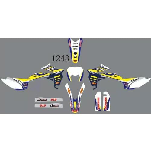 Motorcycle Sticker Graphic Decal Kit Enduro DECO For Sherco SE SEF 125 250 300 450 2013 2014 2015 2016