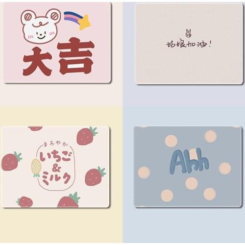 Laptop Mouse Mat for Office Home PC Computer Keyboard Cute Mouse Pad Kawaii Desk Pad Deskpad Gaming Desk Mats Gamer 22x18cm