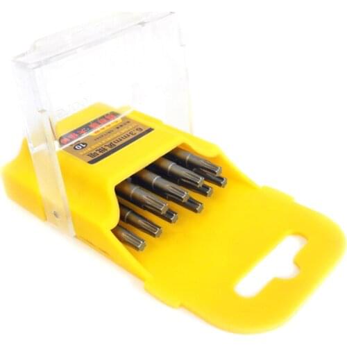 Wholesale SIJIBOSI 10Pieces 1/4 Inch Hex Shank T15 Torx Security Head Screwdriver Drill Bits 2 Inch Length S2 Steel