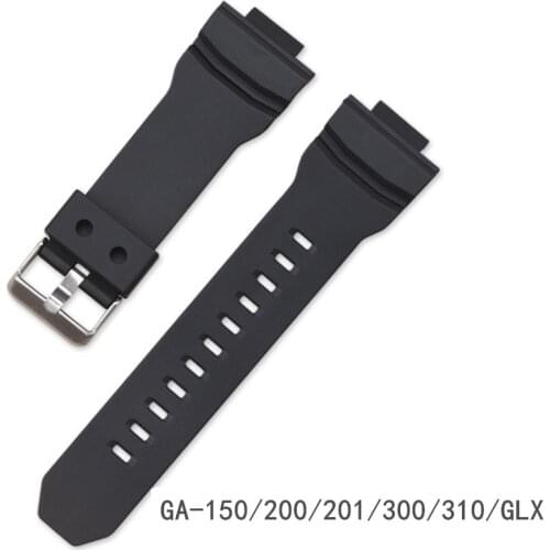 Watch strap for Casio g-shock straps watch accessorise GA-150/200/201/300/310/GLX series tpu soft watchband Wristband Belt