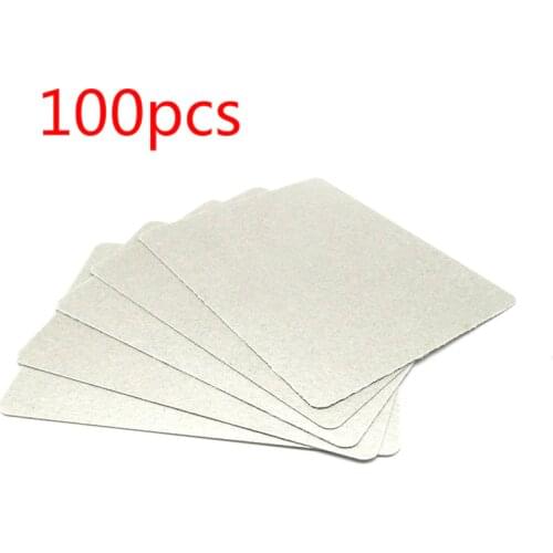 100pcs 12*15cm Spare parts thickening mica Plates microwave ovens sheets for Galanz Midea LG etc. magnetron cap