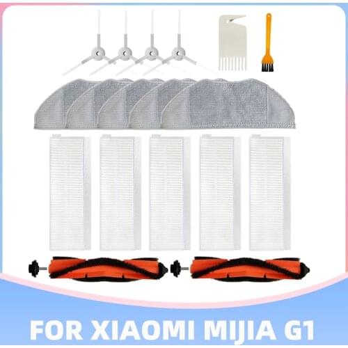 Hepa Filter Main Side Brush Mop Rag Replacement for Xiaomi MJSTG1 Mijia G1 Mi Robot Vacuum-Mop Essential Cleaner Accessories