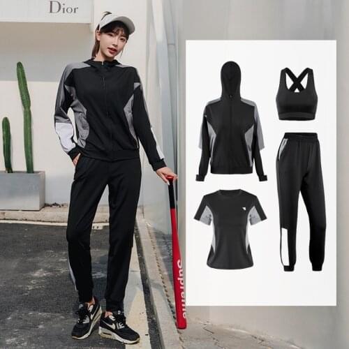 Workout Suit Gym Clothes Sports Clothing Women Tracksuit 2021 Yoga Set Breathable Fitness Running Sportswear Plus Size 3XL