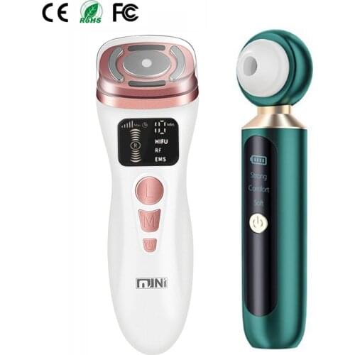 NEW Mini HIFU Machine Ultrasound Machine RF Fadiofrecuencia EMS Microcurrent Face Lift Tightening Skin Care Blackhead Removal