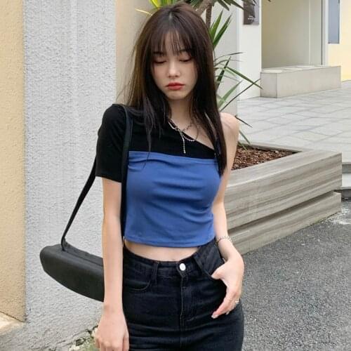 Womens T-shirts Tops Japanese Kawaii Ladies Ulzzang Retro Lazy Ins Casual Tshirt Female Korean Harajuku Clothes For Women