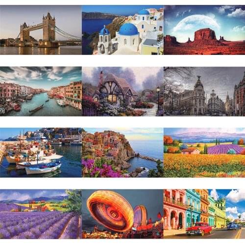 46*28cm 500Pcs Jigsaw Puzzle Wooden Paper Puzzles Educational Antistress Toys for Children Adult Bedroom Decoration Stickers kid