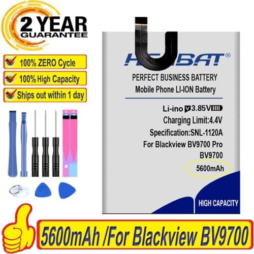 Top Brand 100% New 5600mAh 605872 Battery for Blackview BV9700 Pro / BV9700 Batteries + free gfit