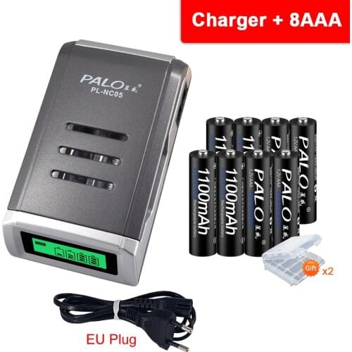 PALO AAA Battery 1.2V Ni-MH AAA Rechargeable Battery Charger Ni-MH Batteries, For Toys,Toothbrush,Flashlights AAA Batteries