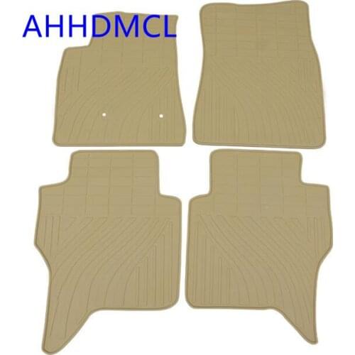 Car Rubber Mats Floor Mats Anti-Slip Mat Carpets Feet Pads Custom Fit For Mitsubishi Pajero V73 V93 V97 Left Hand Drive