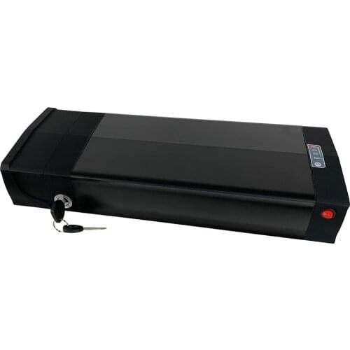 36V 48V 52V Empty Battery Boxes Ebike Battery Case 117 Pcs Rear Rack High Capacity Electric Bike Battery Case Electric Bicycle