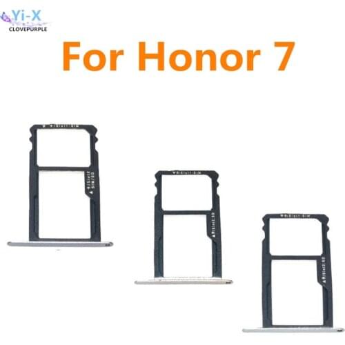 SIM Card Tray Slot Holder Micro SD Card Slot Holder Adapter for Huawei Honor 7 Honor7