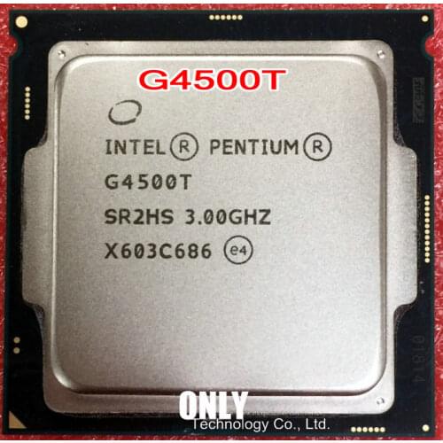 Intel G4500T es CPU 2.9G 2Cores 4Threads B0 1151 14NM HD610 DDR4 Question