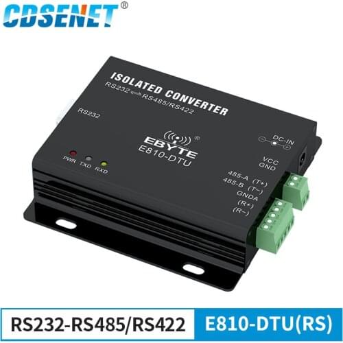 RS232 to RS485/RS422 Isolated Bidirectional Converter 1.2km Wireless Transparent Transmission Modem E810-DTU(RS)