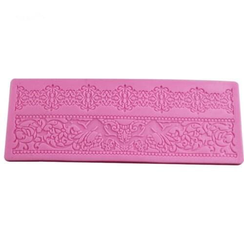 Lace flower pattern/border Silicone Mold Cake Decorating Tools Baking Tools For Fondant Cakes Wedding Tools