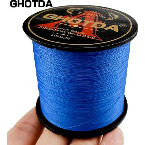GHOTDA 300M Braided Fishing Line 8 Strands Japan Wire PE Braided Fishing Line 18 22 31 39 43 52 61 78 92 119LB