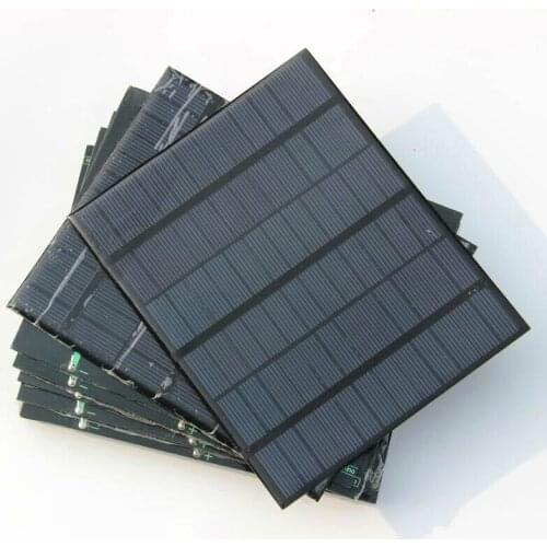 Mini 3.5W 18V Solar Cell Polycrystalline Solar Panel For Battery Charger 2PCS/Lot Education Kits High Quality Free Shipping