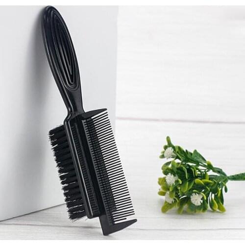 Multifunction Face Duster Brushes Barber Hair Clean Beard Brush Comb Styling Double Sided Comb Neck Face Duster Brushes