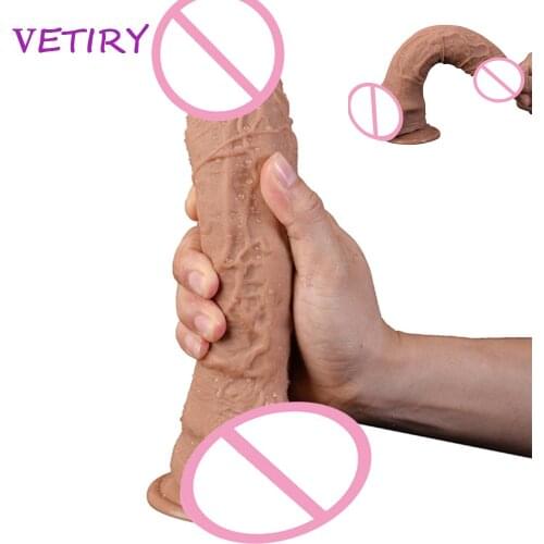 Simulation Penis Soft Material Female Masturbation Strong Suction Cup Sex Toys for Woman Realistic Dildo G-spot Orgasm stimulate