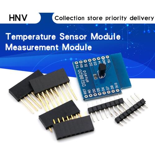 DS18B20 temperature sensor module measurement module for WEMOS D1 mini WIFI extension board learning board