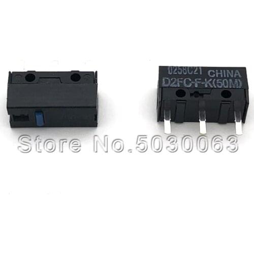 New genuine OMRON D2FC-F-K (50M) blue dot mouse micro-button switch