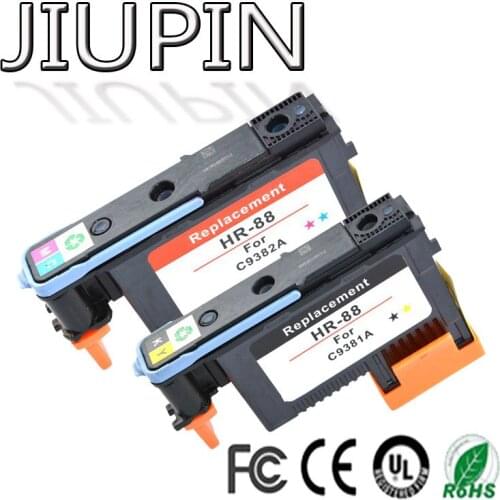 JIUPIN For Hp88 print head HP 88 printhead C9381A C9382A for HP PRO K550 K8600 K8500 K5300 K5400 L7380 L7580 L7590 printer