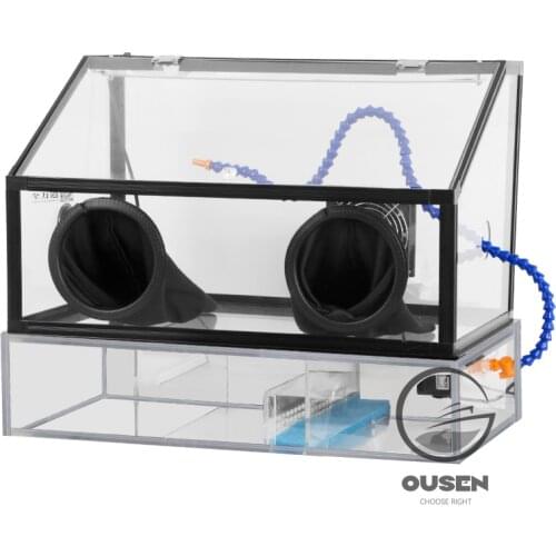 Transparent Acrylic Dust Box Polishing Machine Electric Grinding Table Grinding Wheel Machine Jade Beeswax Wenwan Carving Cover