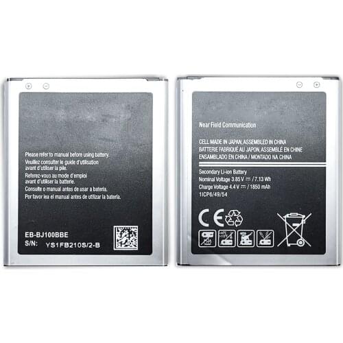 For Samsung Galaxy J1 SM J100 J100F J100H J100M Mobile Phone Replacement Battery 1850mAh EB-BJ100BBE EB BJ100BBE
