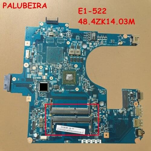 PALUBEIRA NBM811100N NB.M8111.00N Fit For Acer E1-522 Motherboard DDR3 EG50-KB MB 12253-3M 48.4ZK14.03M Onboard Two Ram